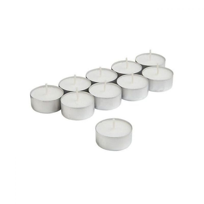 Tealight Candles - 10Pcs - White